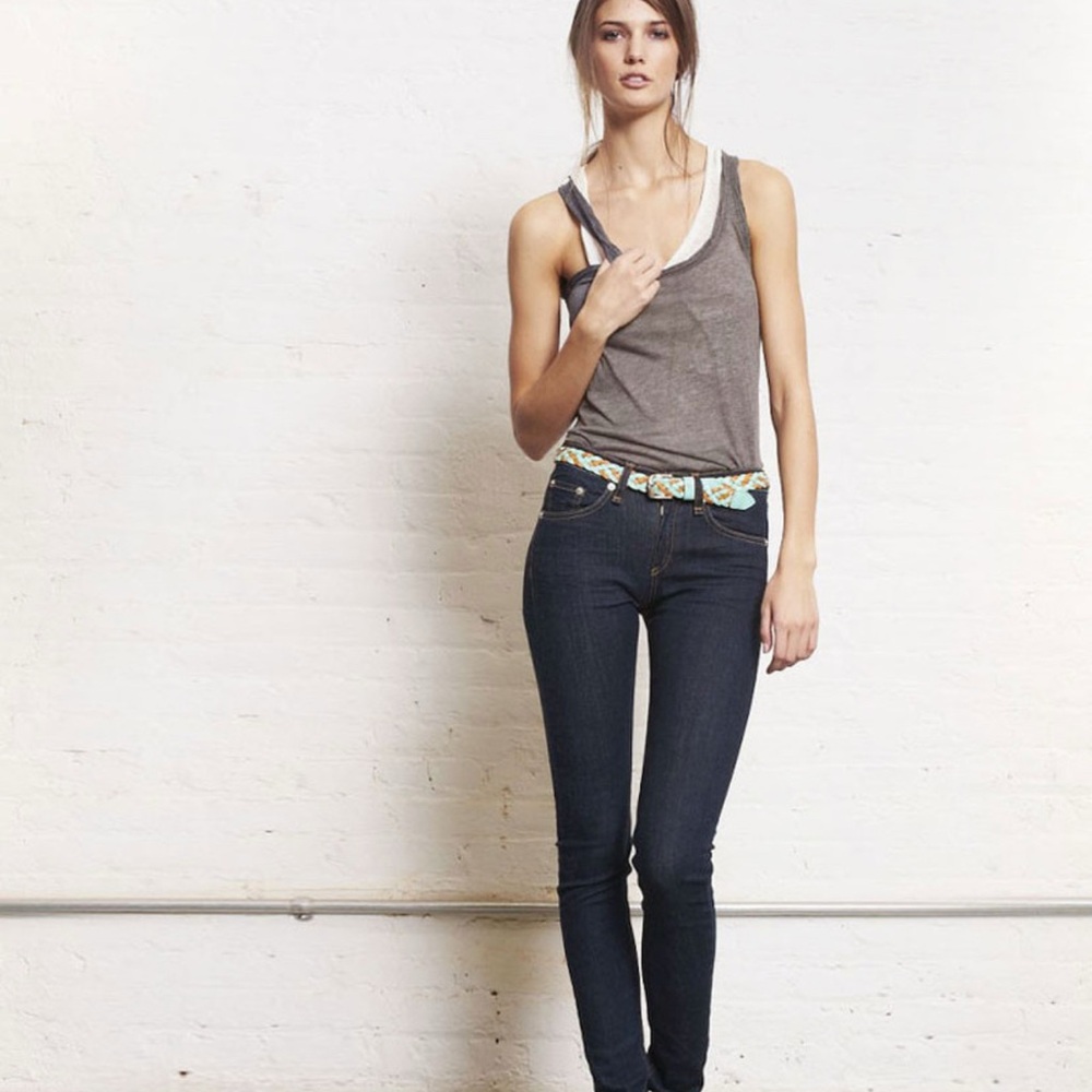 Rag & Bone Heritage Skinny Jeans High-Waisted Stretch